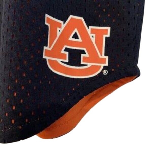 Auburn Tigers AU Womens Mesh Drawstring Shorts L Black & Orange NCAA Colosseum N - Picture 3 of 8